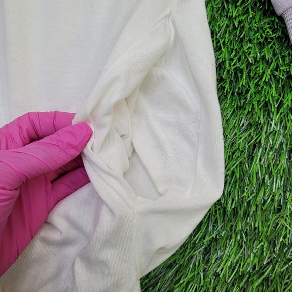 Vintage 90s Averroe 1/4 Zip Mockneck Sweatshirt Women S/M 22x27 Baggy - Picture 11 of 13